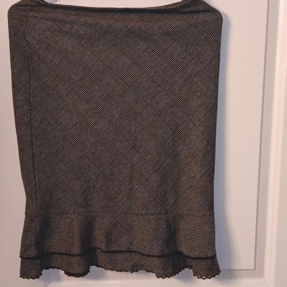Plaid skirt Express